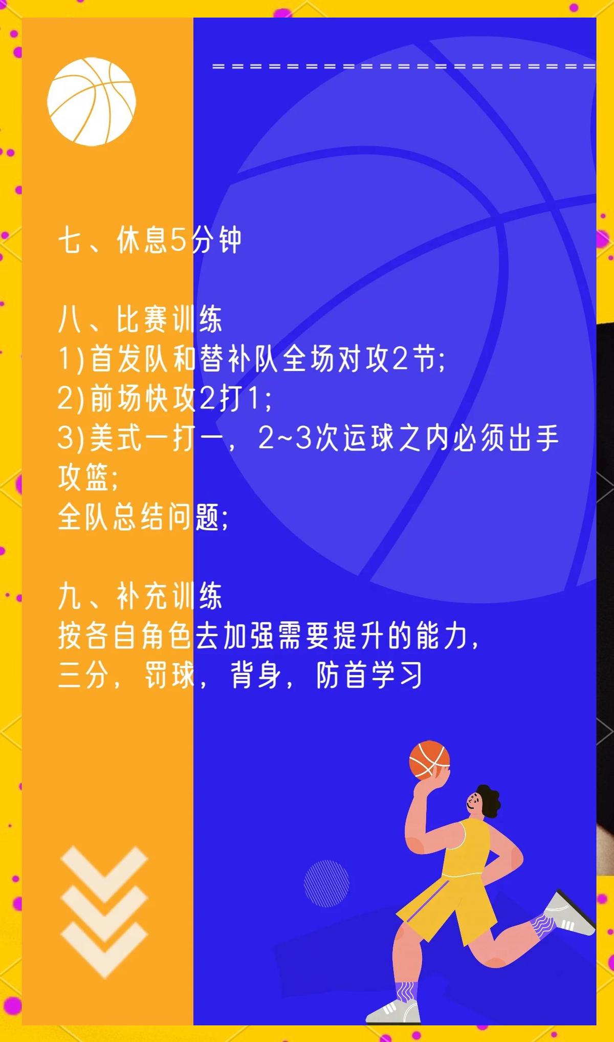 初学者篮球训练计划视频